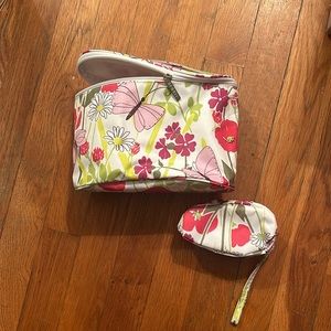 Clinique Cosmetic 2 Bag Set NWOT